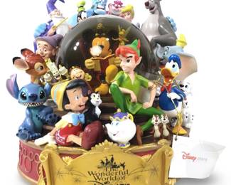 Disney Store Wonderful World of Disney Snow Globe
