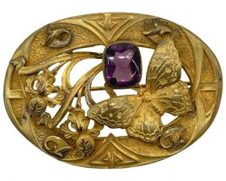 Vintage JJS Butterfly Brooch
