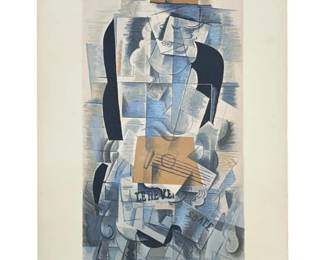Georges Braque Abstract Cubist Lithograph
