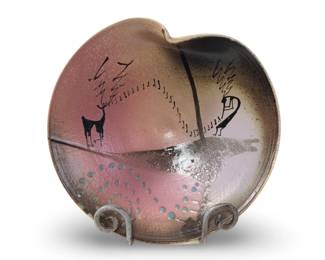 Signed Native American Studio Art Stoneware
