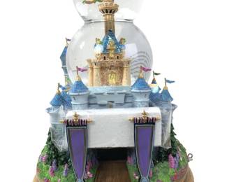 Disney Tinkerbell Castle Rotating Music Snowglobe
