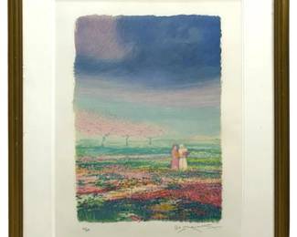 Signed Claude Manoukian Lithograph
