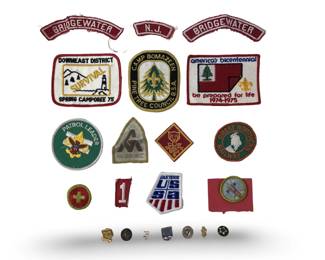 Assorted Vintage Boy Scout Badges & Pins
