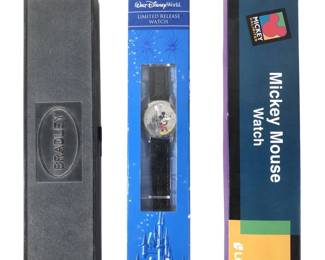 (3) Exceptional Vintage Mickey Mouse Watches
