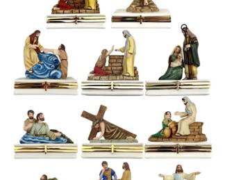 Authentic Limoges ”Life of Christ" Box Collection
