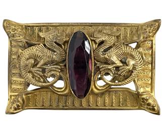 Antique Art Deco Dragon Brooch
