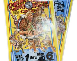 2pc 81’ Ringling Bros&Barnum Arizona Circus Poster
