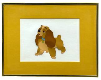 Vintage Disney Lady & the Tramp Sericel
