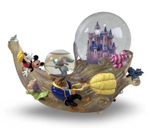 Disney Store Light Up Multi Character Snow Globe
