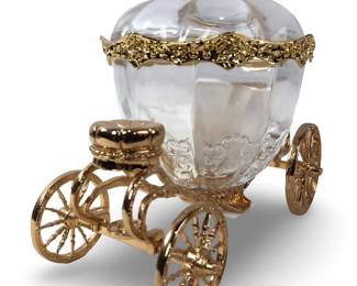 Franklin Mint 24K Gold Plate Cinderella Carriage
