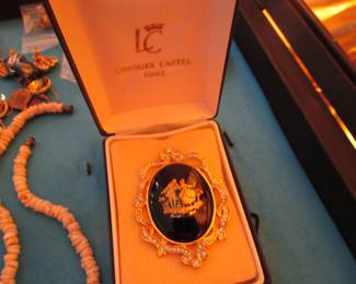 Some of the vintage jewelry which we keep finding more of.