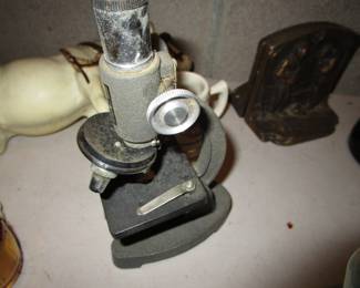 Vintage child's microscope