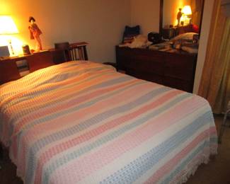 Mid Century Modern bed and dresser