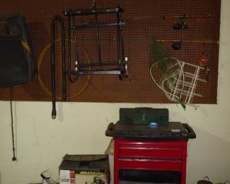 tool chest / misc tools /  blower / 