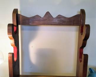 Handmade gun rack