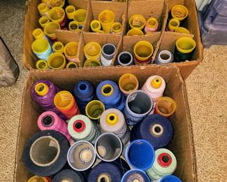 Spools of thread for surger 