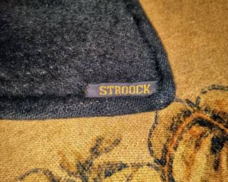 Stroock horse hair lap quilt - antique 