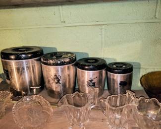 Vintage canister set