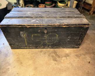 Large antique tool chest 