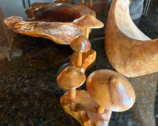 Wooden Mushroom  Hors d’oeuvres
