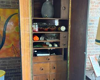 Inside of Paul Evans Cabinet