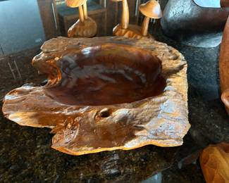 Burl Wood Bowl