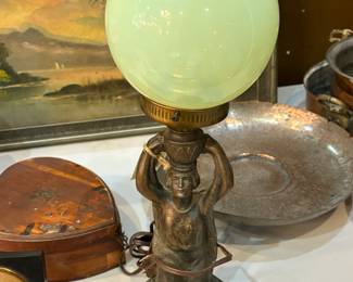 Art Deco Figural Lamp