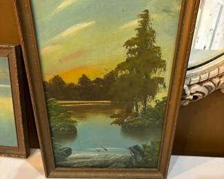 Vintage Pastel Painting 