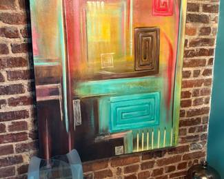 Signed L. LaBarge Oil Painting 