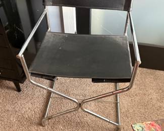 Vintage Leather Directors Chair