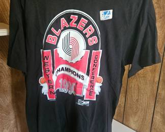 1990 Blazers Western Conference Champion T-Shirt