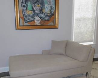 Verrelen  Chaise/DayBed  A Year Old  Large Original Oil Painting On Canvas Signed Boyd
