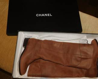 Chanel Leather Boots