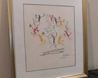 Picasso Lithograph "Ronde De La Jeunesse"