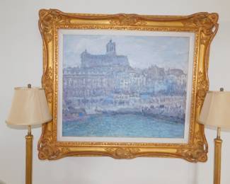 Andre Barbier Oil On Canvas 