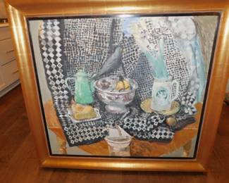 Large Oil Painting On Canvas Signed Boyd   40" x 37.5"