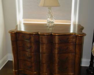 LARGE GREGORIUS PINEO NETHERLANDS CHEST WALNUT FINISH
