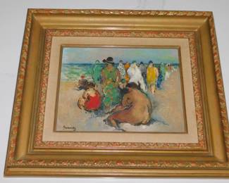 Paul-Elie Gernez  Title "Bugneuses Et Sur La Piage"