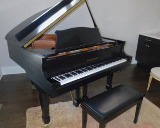 Koehler Campbell Ebony Satin Baby Grand Player Piano 2 Years Old