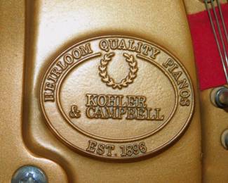 Koehler Campbell Ebony Satin Baby Grand Player Piano 2 Years Old