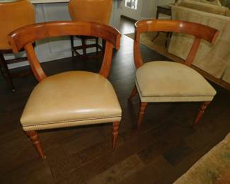 Designer Klismos Side Chairs