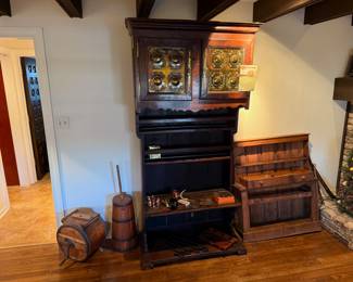 18th century french oak cupboard