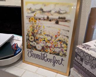 Framed Robert Vernet-Bonfort Print