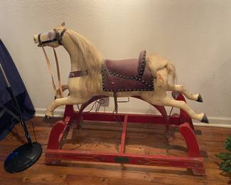 Antique glider horse, c. 1900s