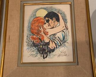 Brenda Starr original art by Dale Messick