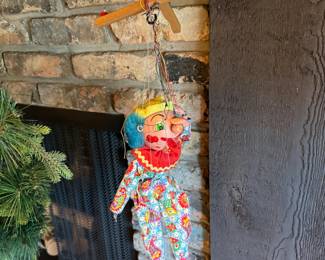 vintage clown marionette puppet