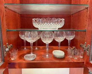 Waterford and assorted lead crystal