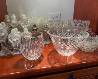 Waterford and assorted lead crystal