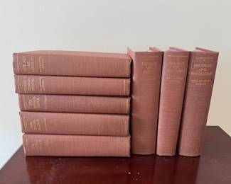 "The Story of Civilization" by Will Durant, 8 Volumes, C. 1963
