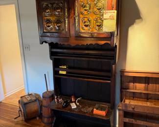18th century french oak cupboard